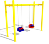 تاب پارکی دو صندلی